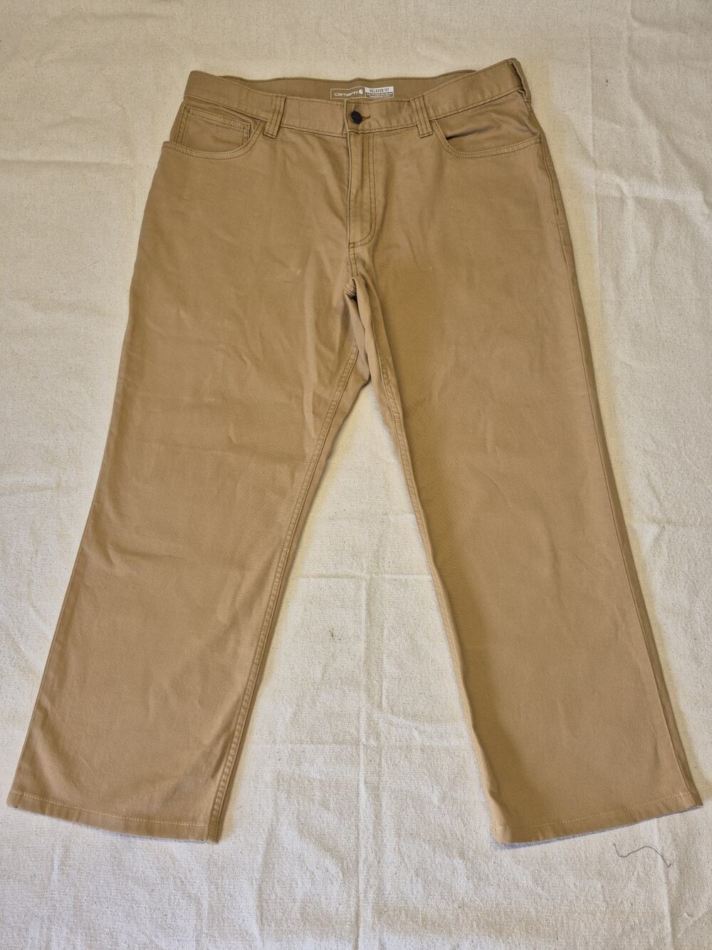 Carhartt Rugged Flex Relaxed Fit Canvas Work Pants 36 x 30 NWT